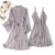 Ladies Night Dress With Matching Robe - minxxshop.com