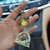 Clear Glow In the Dark Purse Keychain - minxxshop.com