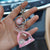 Clear Glow In the Dark Purse Keychain - minxxshop.com