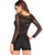 Sexy Mesh Long Sleeve Bodysuit - minxxshop.com