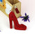 High Heel Crystal Keyring Car Key Chain - minxxshop.com