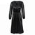 Elegant Fit And Flare Pleated Satin Dress - minxxshop.com