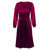 Elegant Fit And Flare Pleated Satin Dress - minxxshop.com