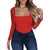 Square-Neck Tees Long Top - minxxshop.com