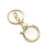 Heart-shaped glitter filled keychain - minxxshop.com