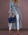 Stripe Long Sleeve V-Neck Blouse Duster - minxxshop.com