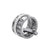 Roman Numerals Engagement Wedding Ring - minxxshop.com