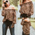 Leopard Blouse  Shirts Off Shoulder Printing Loose Tops - minxxshop.com