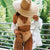High Waist Swimsuit with Belt - minxxshop.com