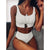 Sexy High Waist Bikini Swimsuit - minxxshop.com