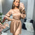 O-Neck Satin Mini Dress - minxxshop.com