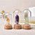 1 Piece Natural Mineral Specimen with Cloche - minxxshop.com