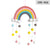 Rainbow Wall Hanging Nursey/Children's Room Decor - minxxshop.com