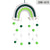Rainbow Wall Hanging Nursey/Children's Room Decor - minxxshop.com