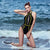 One-Piece Mesh Patchwork Swimsuit - minxxshop.com