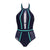 One-Piece Mesh Patchwork Swimsuit - minxxshop.com