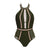 One-Piece Mesh Patchwork Swimsuit - minxxshop.com