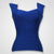 Red Elastic Halter Bandage Top Knitted Rayon Blouse - minxxshop.com