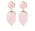 Polygons Crystal Stud Earrings - Amethyst, Agate, Quartz & Onyx - minxxshop.com