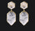 Polygons Crystal Stud Earrings - Amethyst, Agate, Quartz & Onyx - minxxshop.com