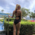 One-Piece Mesh Patchwork Swimsuit - minxxshop.com