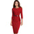 Nice-forever Vintage Wear with Belt Office Dress - minxxshop.com