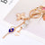 Crystal Rhinestone Clover keychain - minxxshop.com
