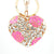 Rhinestone Crystal Elephant Keychain - minxxshop.com