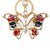 Rhinestone Crystal Elephant Keychain - minxxshop.com