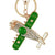 Rhinestone Crystal Elephant Keychain - minxxshop.com