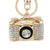 Rhinestone Crystal Elephant Keychain - minxxshop.com